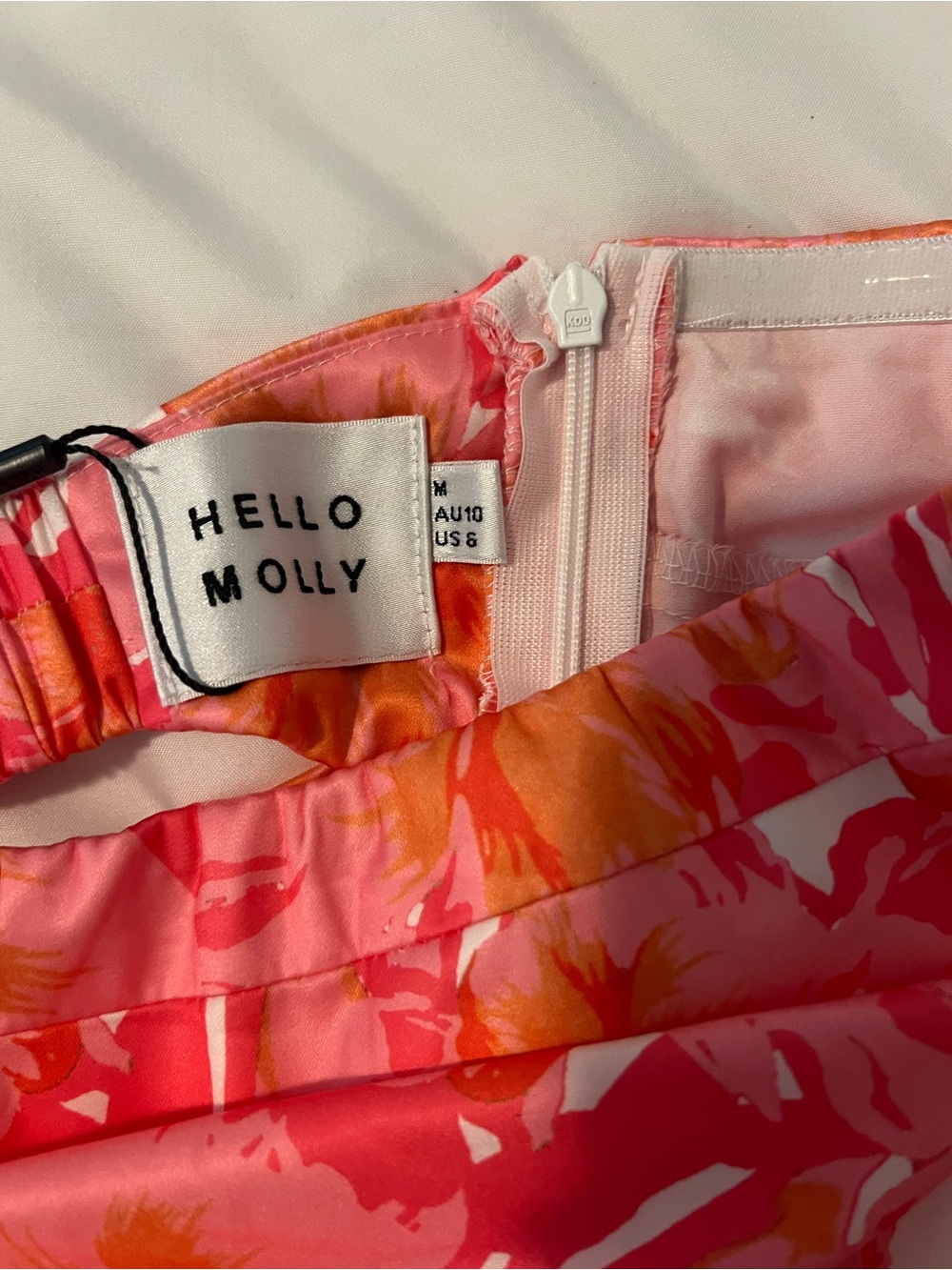 Hello Molly Pink & Coral Floral Strapless Maxi Dress - Picture 3 of 8